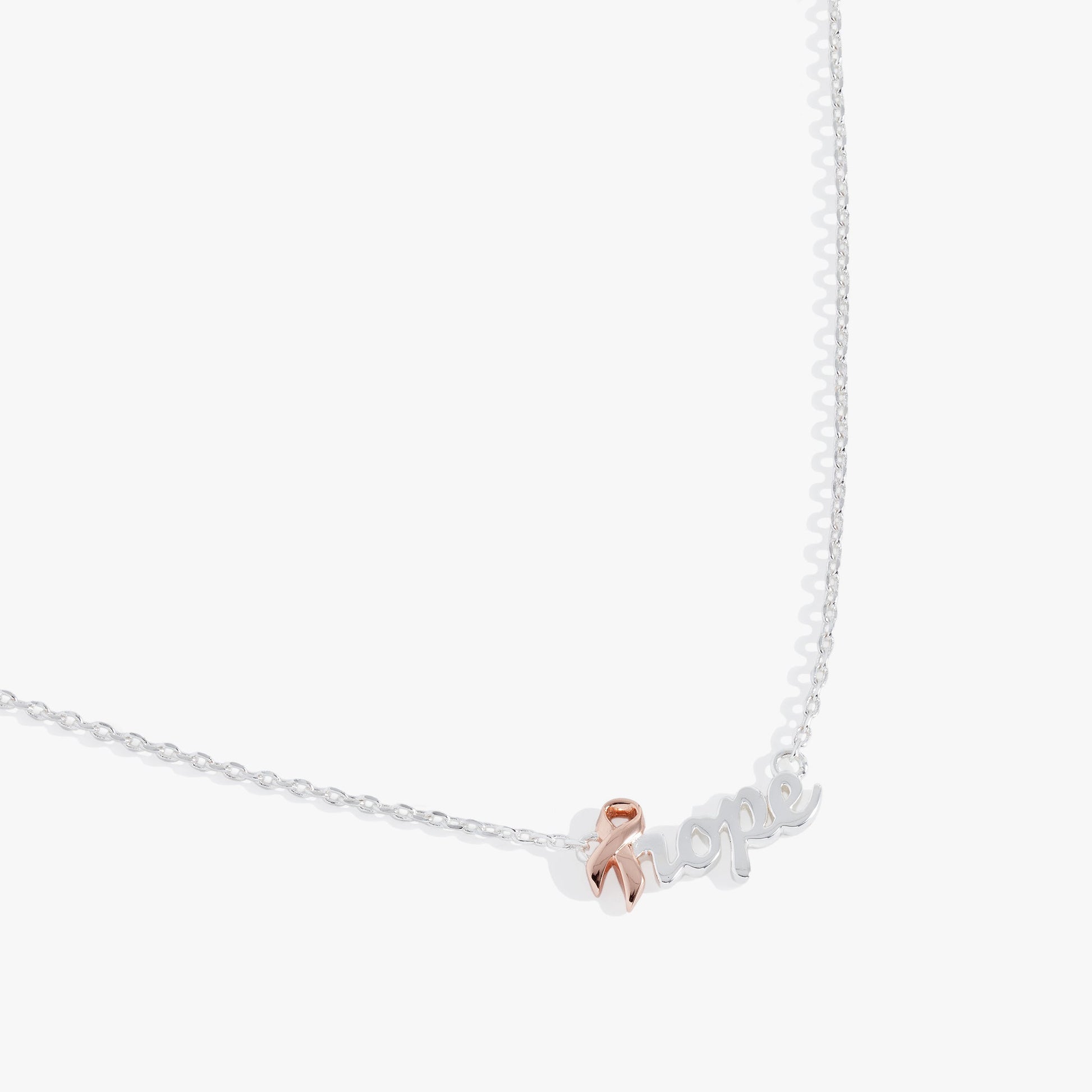 'Hope' Breast Cancer Awareness Pink Ribbon Necklace ALEX AND ANI