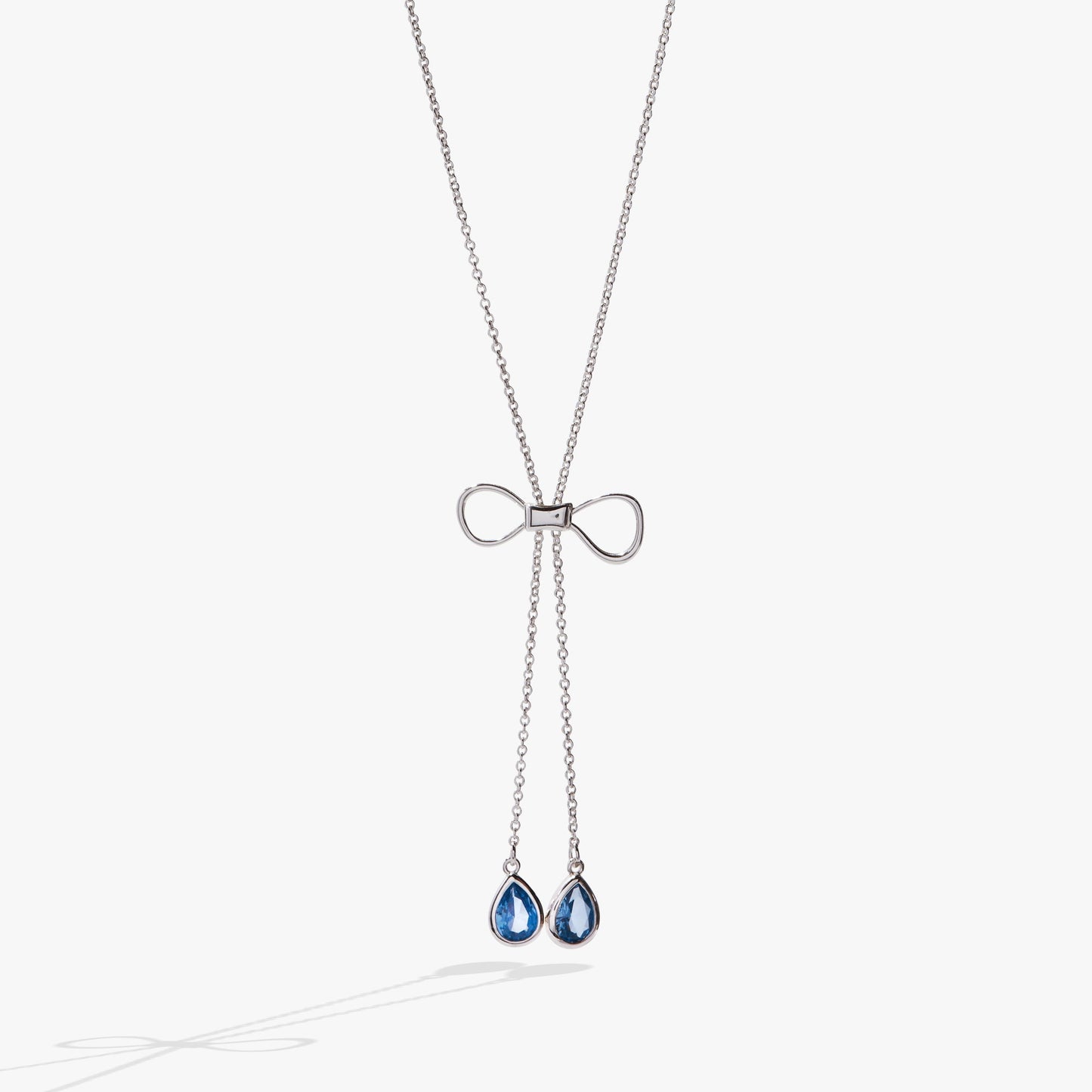 Bow Adjustable Slider Necklace ALEX AND ANI