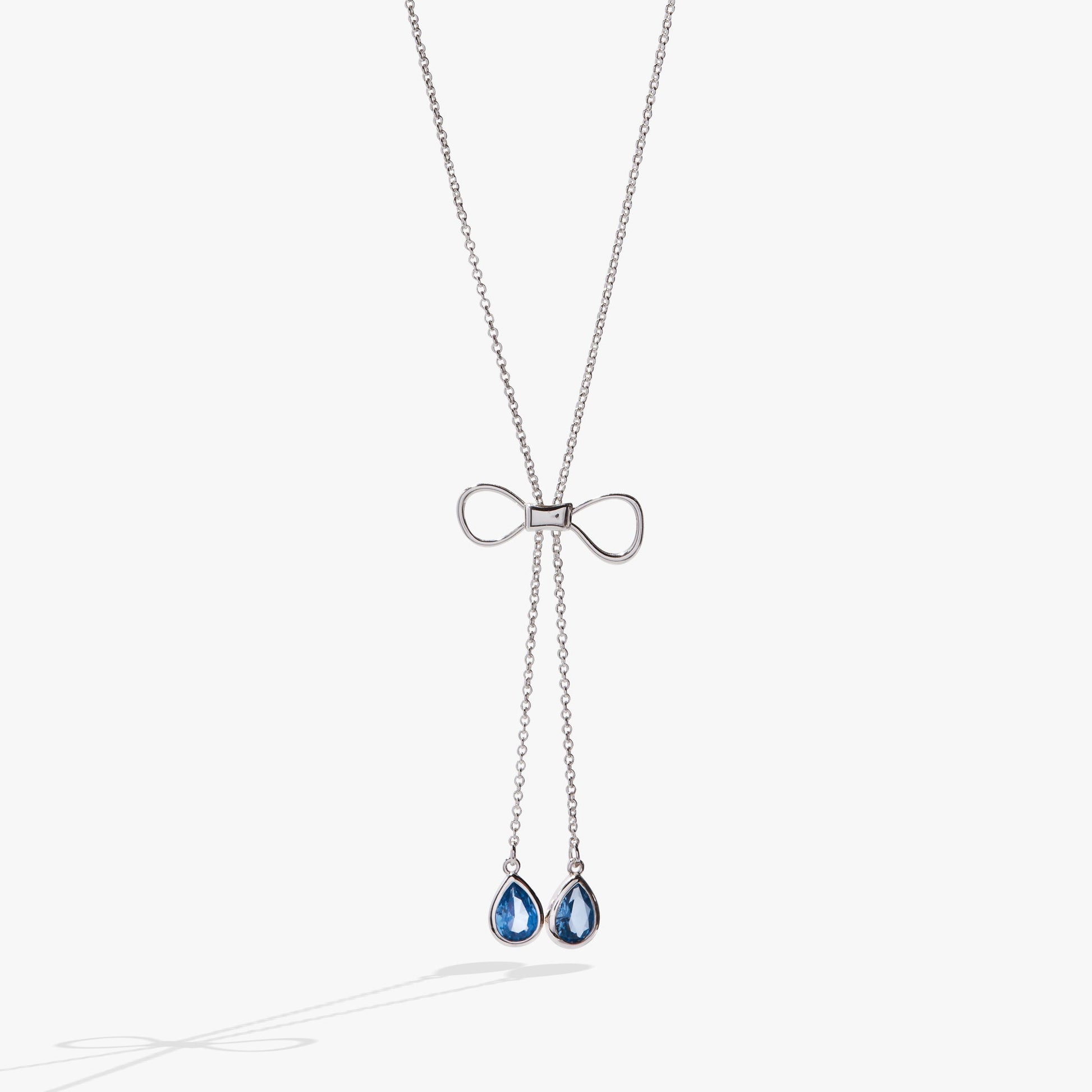 Bow Adjustable Slider Necklace ALEX AND ANI