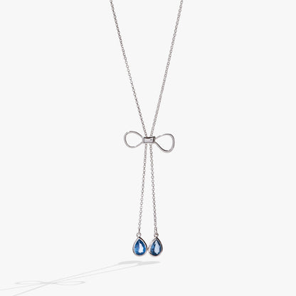Bow Adjustable Slider Necklace ALEX AND ANI