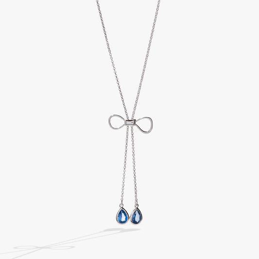 Bow Adjustable Slider Necklace ALEX AND ANI