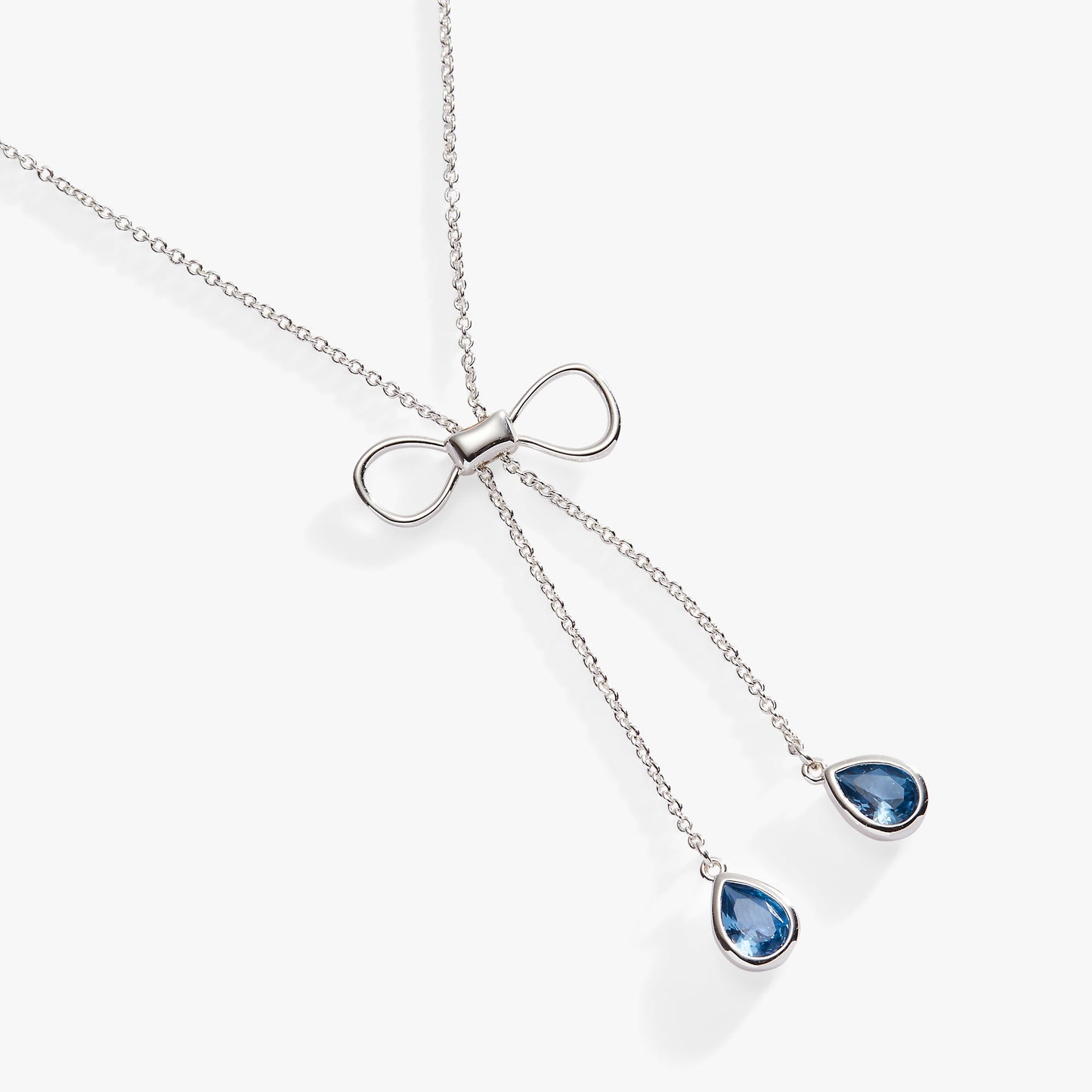 Bow Adjustable Slider Necklace ALEX AND ANI