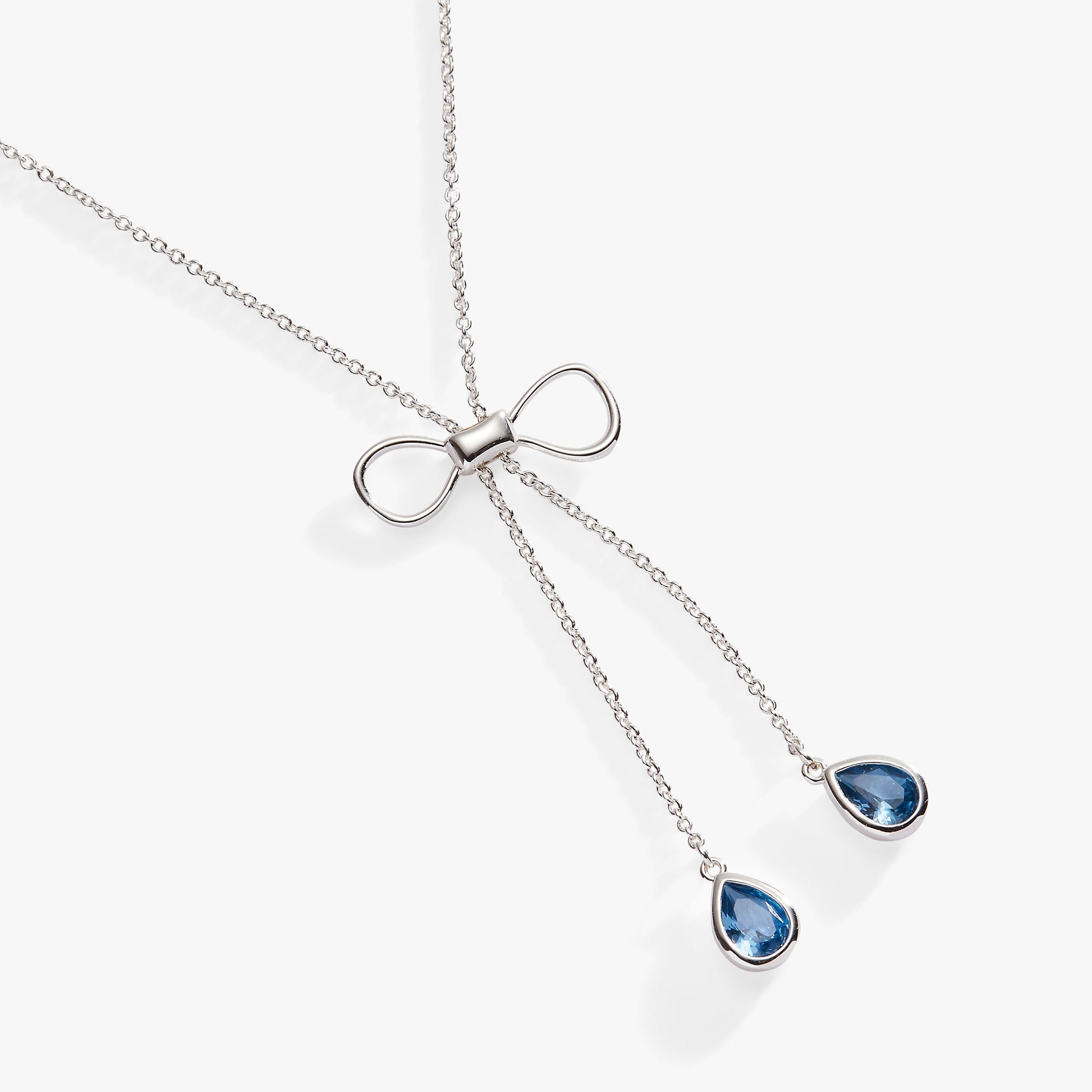 Bow Adjustable Slider Necklace ALEX AND ANI