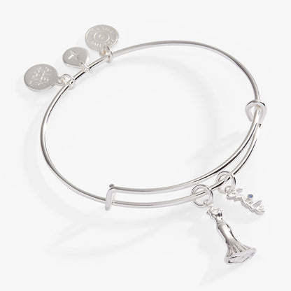 Bridal Gown Duo Charm Bangle ALEX AND ANI