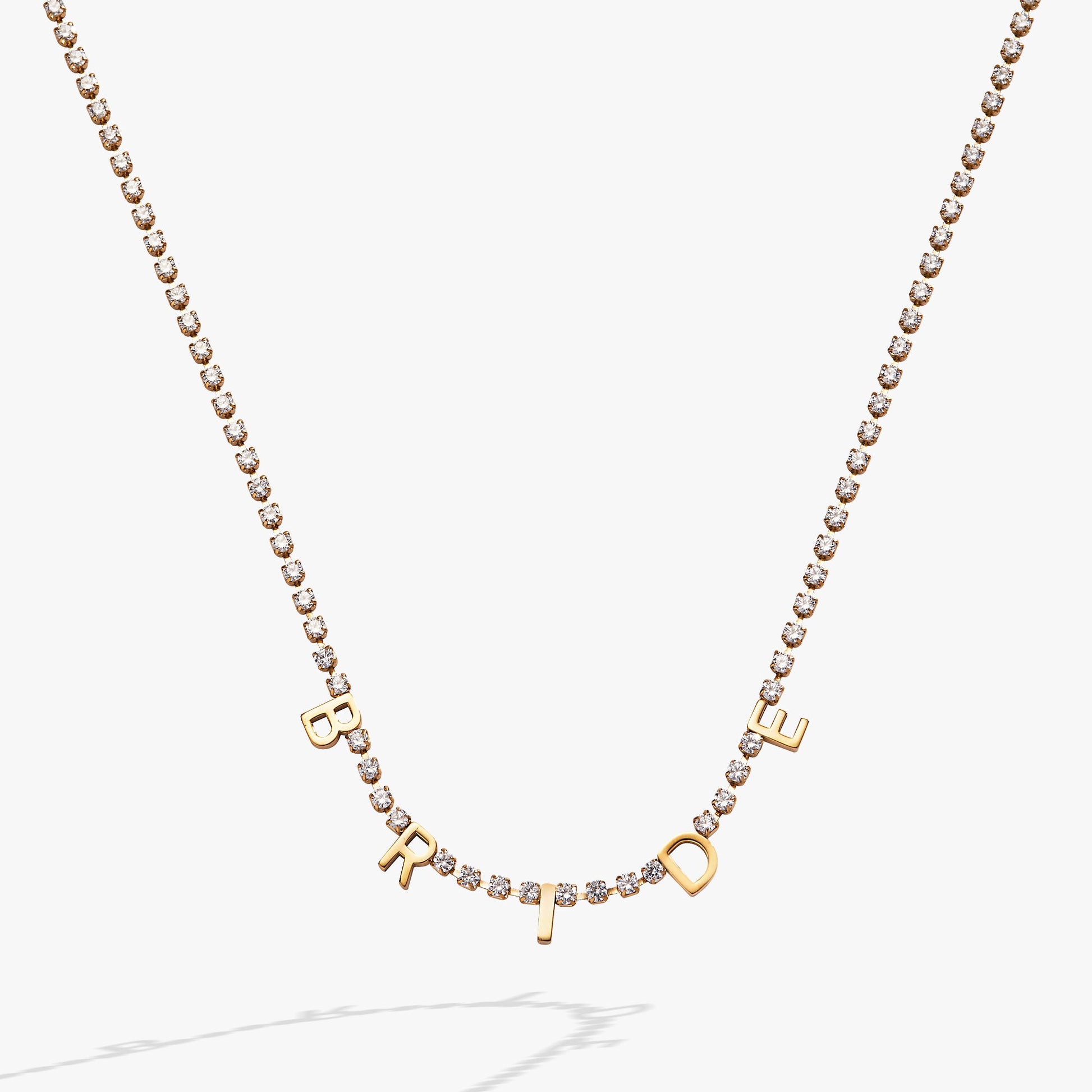 “Bride” Crystal Tennis Necklace ALEX AND ANI