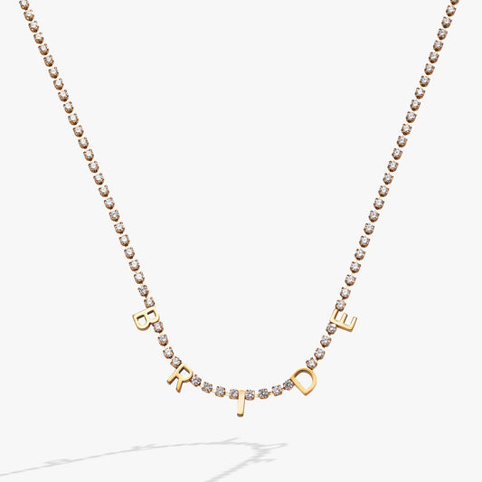 “Bride” Crystal Tennis Necklace ALEX AND ANI