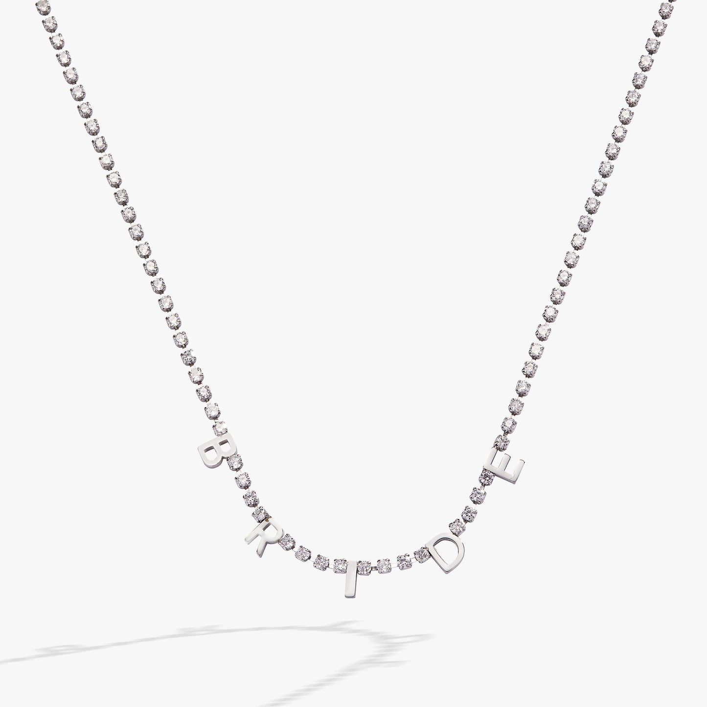 “Bride” Crystal Tennis Necklace ALEX AND ANI
