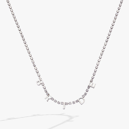 “Bride” Crystal Tennis Necklace ALEX AND ANI