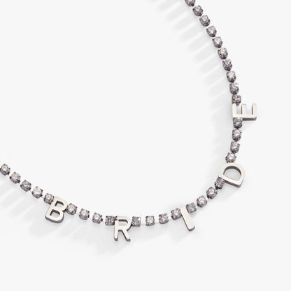 “Bride” Crystal Tennis Necklace ALEX AND ANI