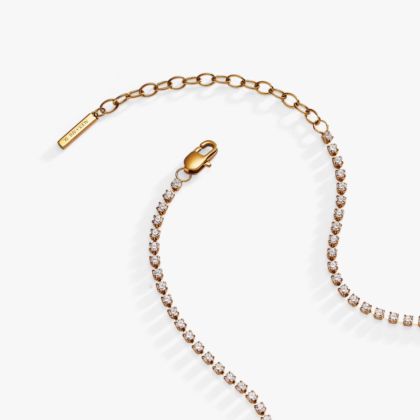 "Mama" Crystal Tennis Necklace ALEX AND ANI