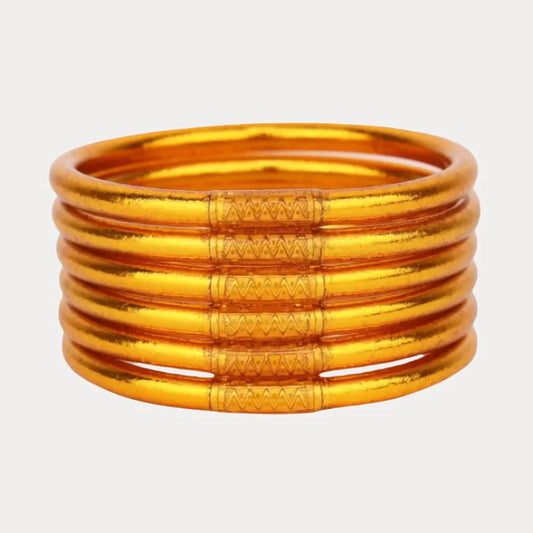 Budhagirl Spark All Weather Bangles® (Set of 6) - Serenity Prayer