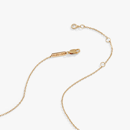 Butterfly + Crystal Necklace, Adjustable ALEX AND ANI