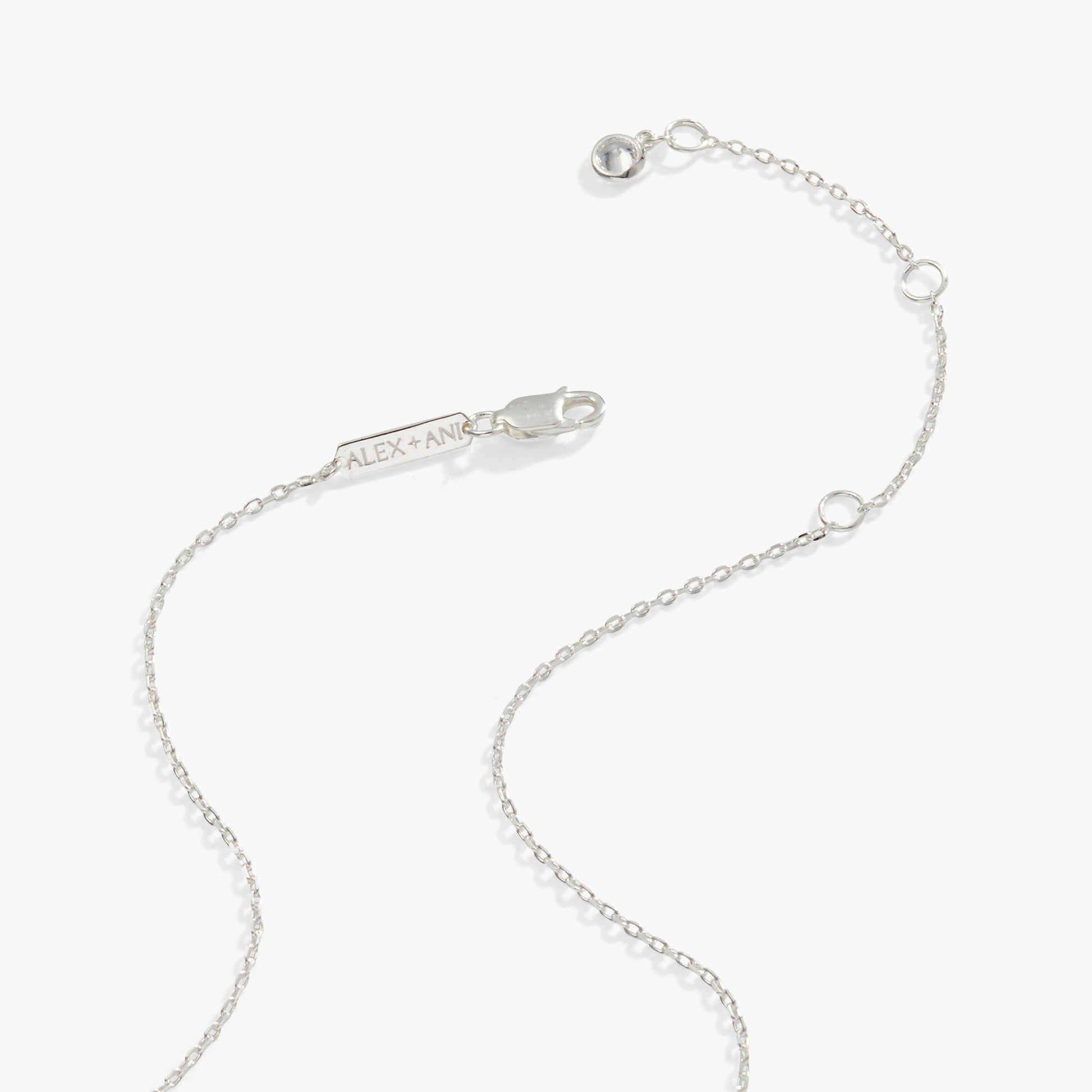 Butterfly + Crystal Necklace, Adjustable ALEX AND ANI