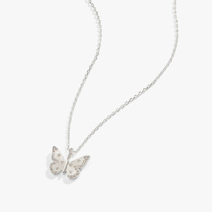Butterfly + Crystal Necklace, Adjustable ALEX AND ANI