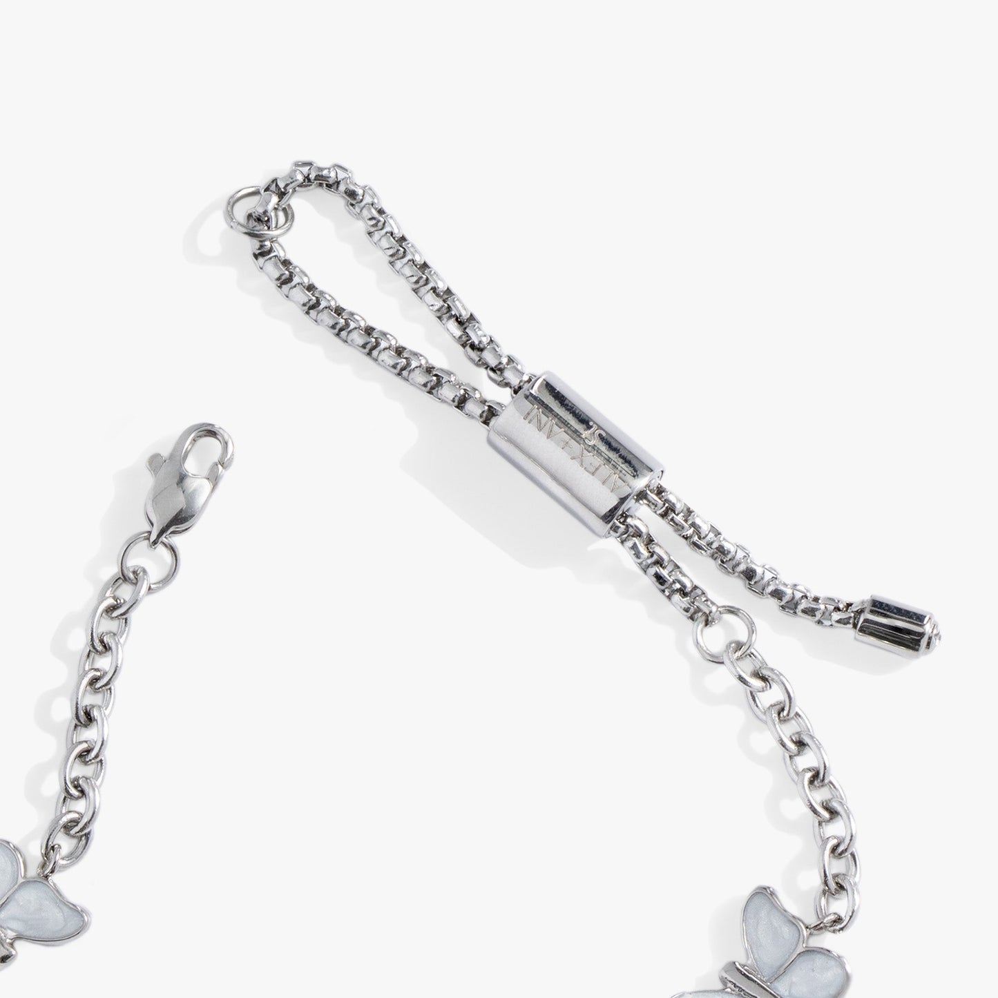 Butterfly and Flower Anklet ALEX AND ANI