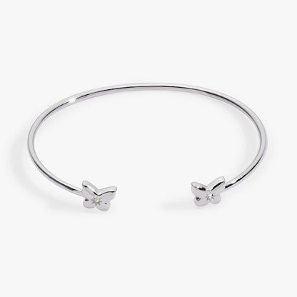 Puffy Butterfly Crystal Flex Cuff Bracelet ALEX AND ANI
