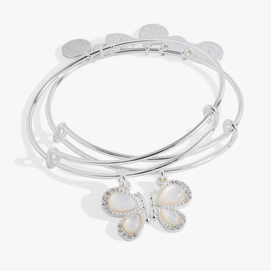 Perfect Pairs- Butterfly Wings Bangle Set of 2 ALEX AND ANI