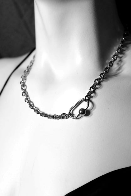 orbit carabiner necklace bywolfgang