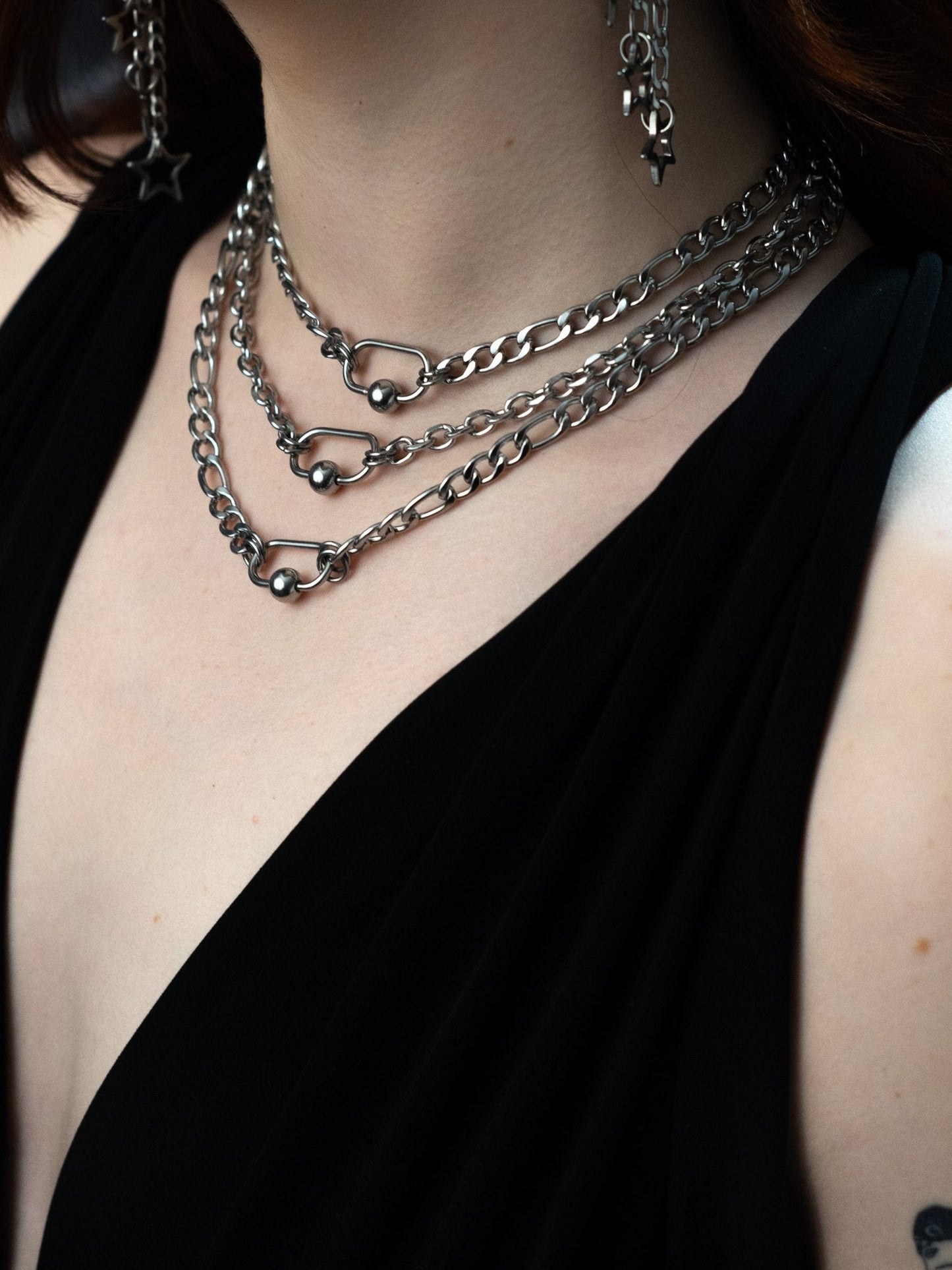 orbit carabiner necklace bywolfgang