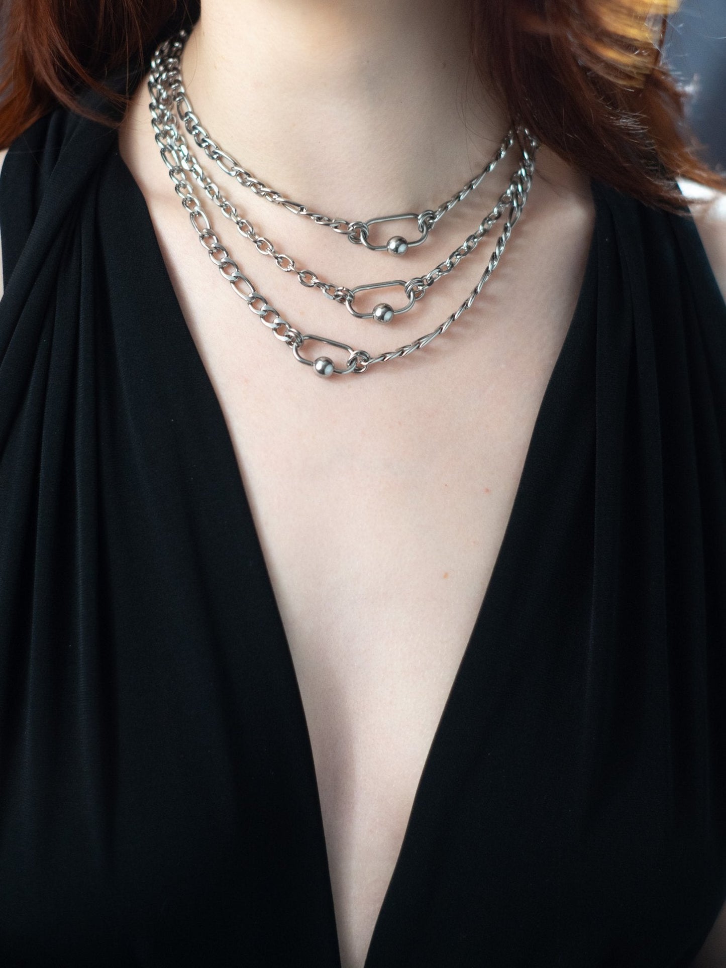 orbit carabiner necklace bywolfgang