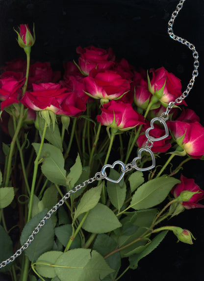 PREORDER: 'Eternal Trio' Heart Pendant Necklace bywolfgang