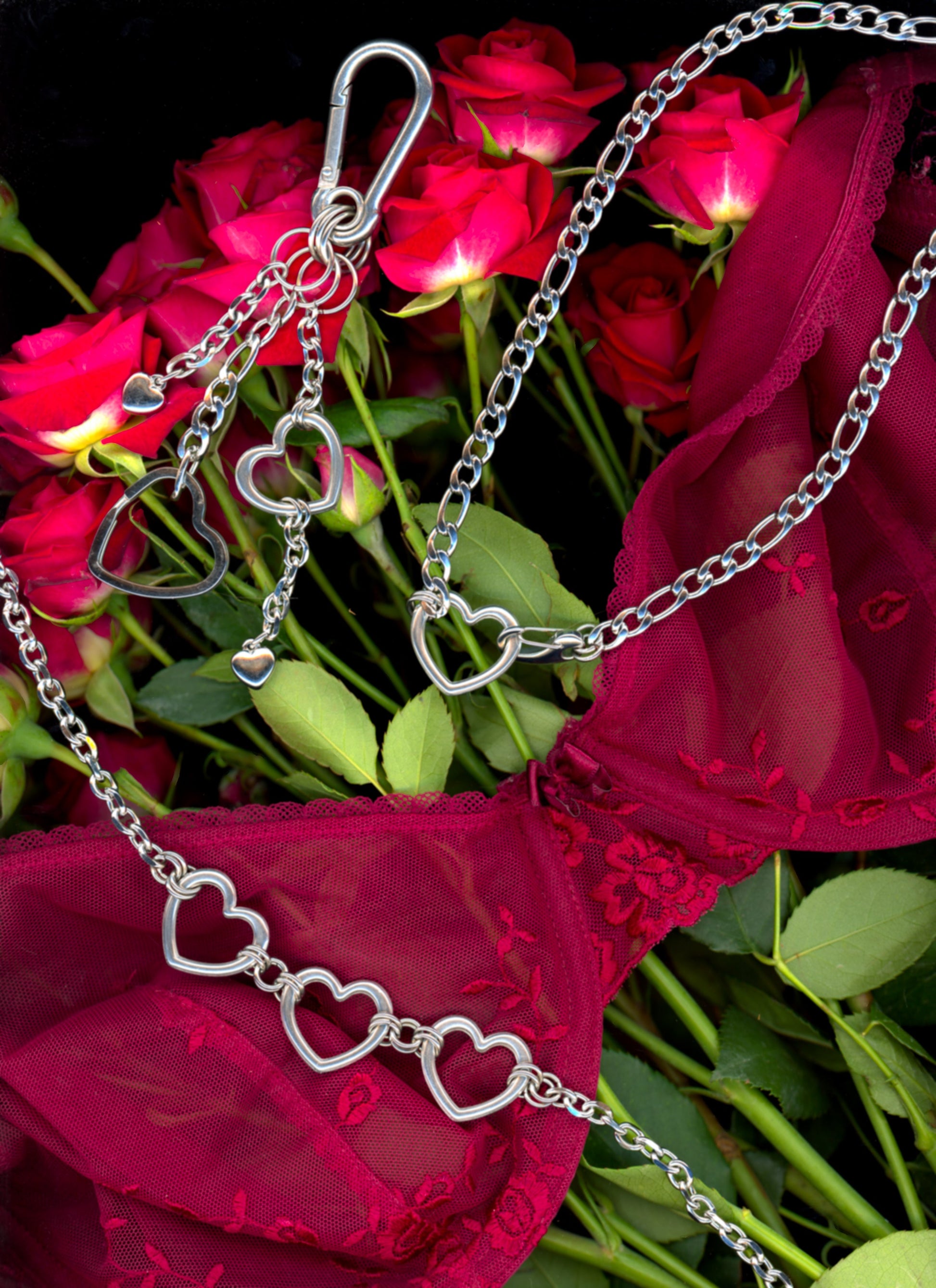 PREORDER: 'Eternal Trio' Heart Pendant Necklace bywolfgang