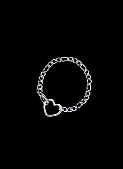 only yours <3 heart clasp bracelet bywolfgang