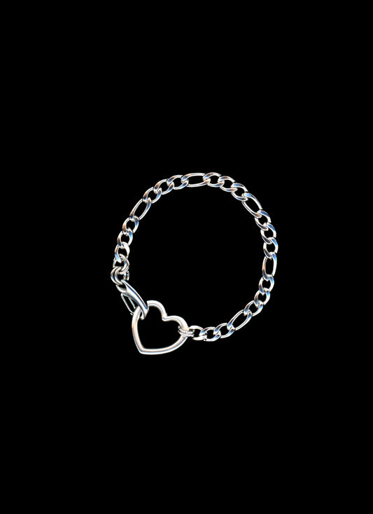 only yours <3 heart clasp bracelet bywolfgang