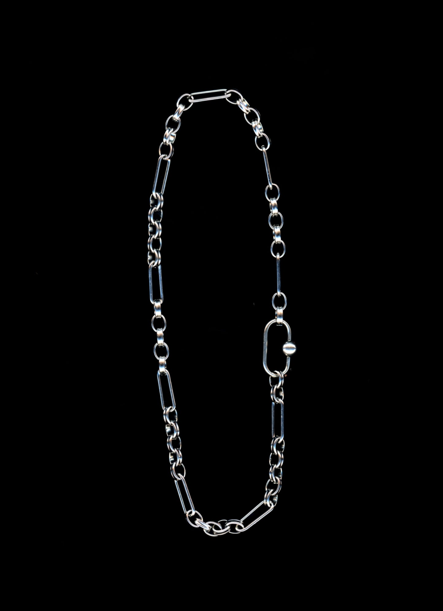 orbit carabiner necklace bywolfgang