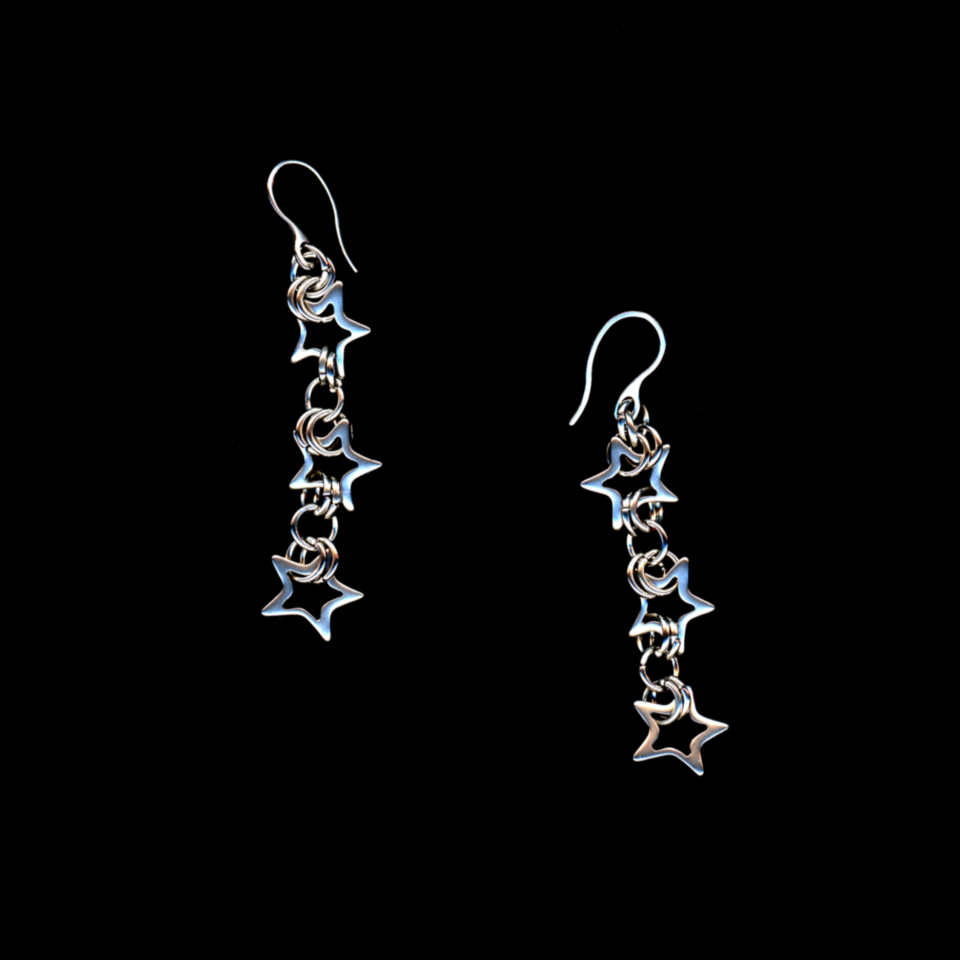 petite starlight viper earrings bywolfgang