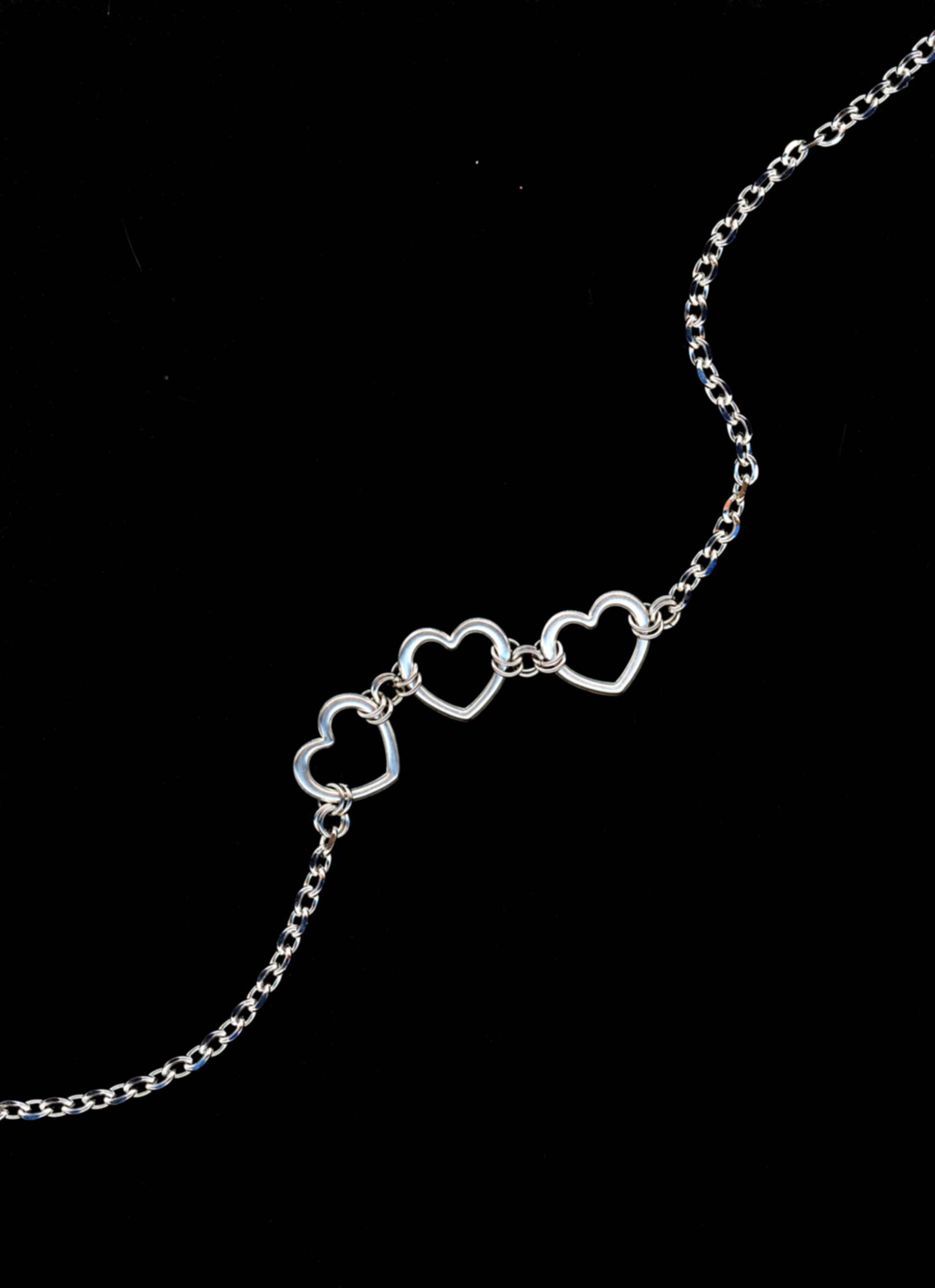 PREORDER: 'Eternal Trio' Heart Pendant Necklace bywolfgang