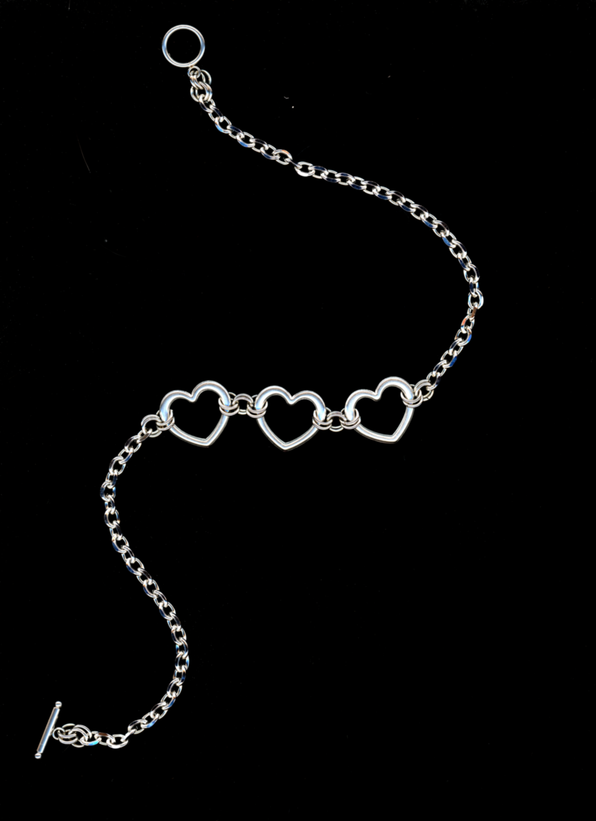 PREORDER: 'Eternal Trio' Heart Pendant Necklace bywolfgang