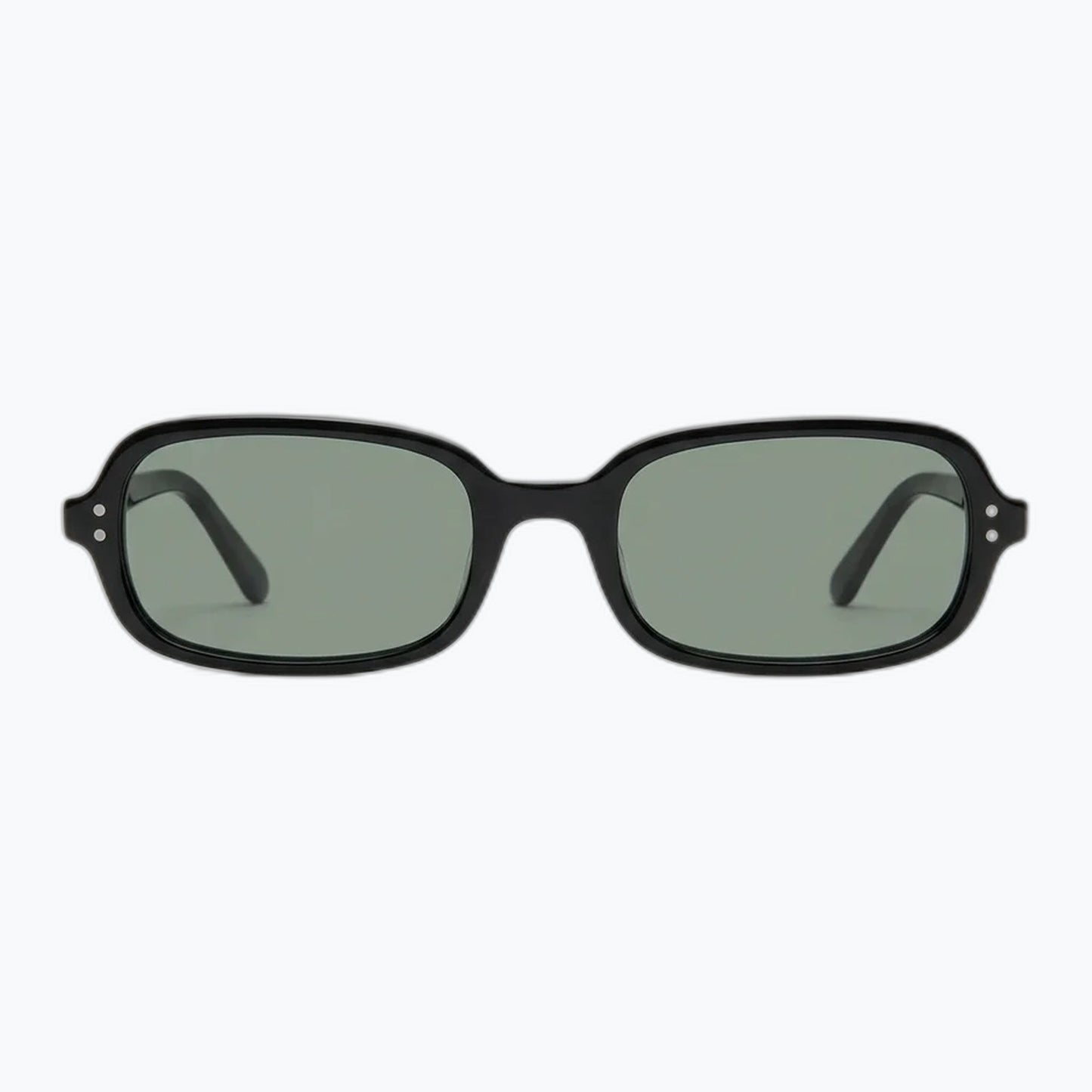 Palm State Polarized Black Square Frame Sunglasses Unisex Vintage Style Jaxy Eyewear
