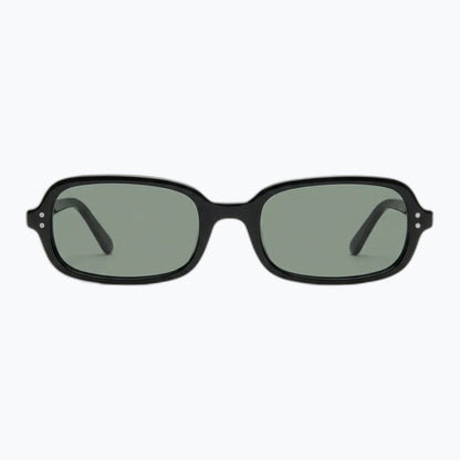 Palm State Polarized Black Square Frame Sunglasses Unisex Vintage Style Jaxy Eyewear