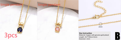 Copper-plated 18k Gold DIY Hip-hop All-match Chain Necklace