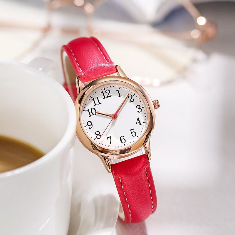 Simple Digital Fashion Alloy Quartz Watch