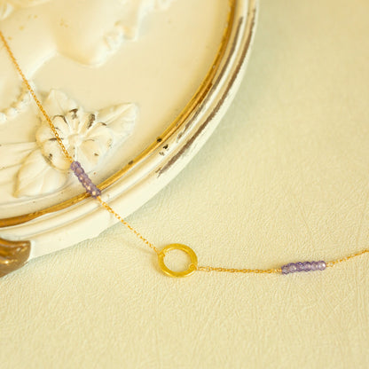 Amethyst Solara Necklace