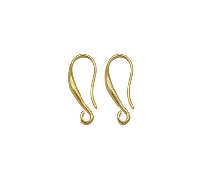 Gold Earring Hooks, Sku#Y752