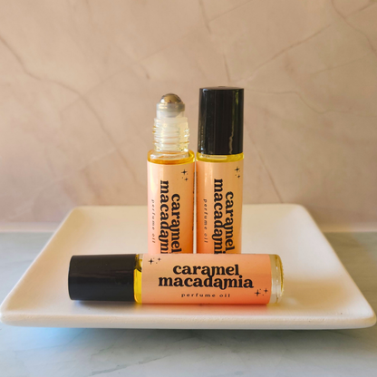 Caramel Macadamia | Sol De Janerio Inspired | Perfume Oil Rainy Morning Candles