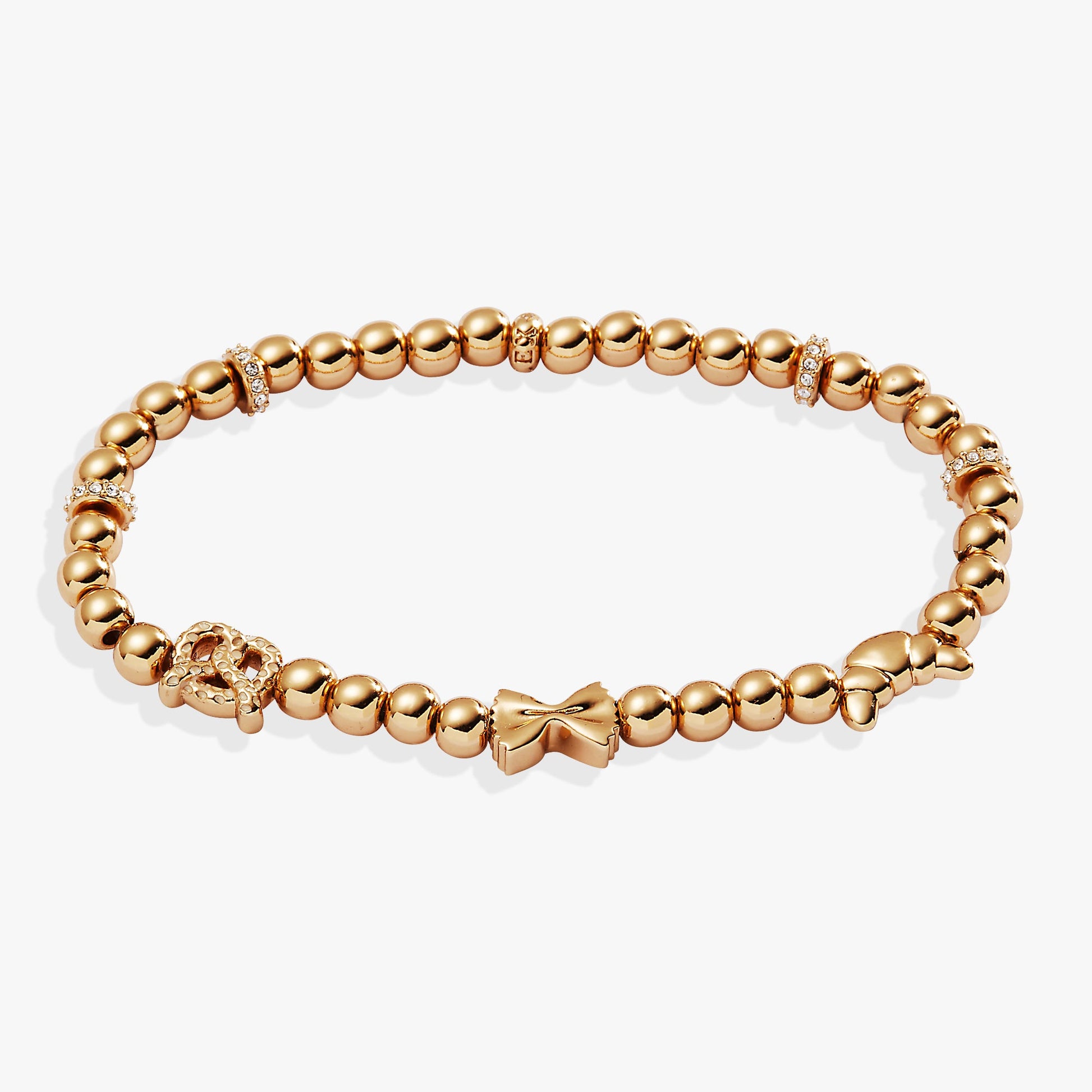 'Carbs are My Love Language' Beaded Stretch Bracelet ALEX AND ANI