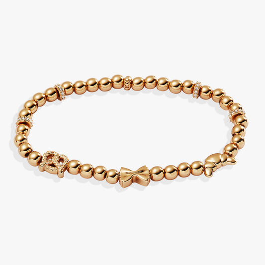 'Carbs are My Love Language' Beaded Stretch Bracelet ALEX AND ANI