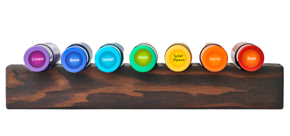 Chakra Balancing Elixirs - Essential Oils - 7 Roller Bottles Set Divine Light Codes