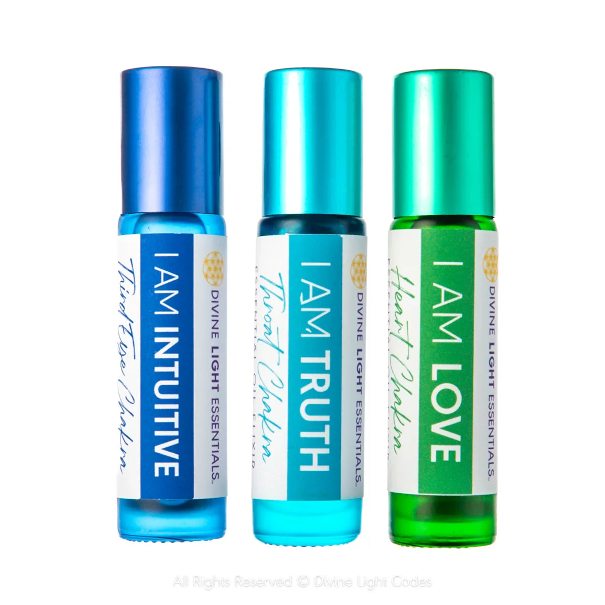 Love Yourself Elixir Bundle - Essential Oils for Love - Truth - Intuition - 3 Roller Bottles Divine Light Codes