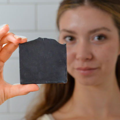 Clarifying Charcoal Bar Handmade Tallow and Goat Milk Soap Bar Pretty farm girl