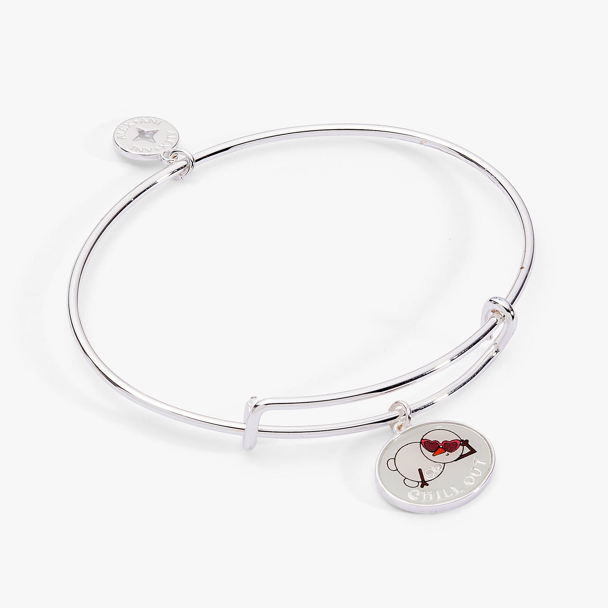 Snowman ‘Chill Out’ Charm Bangle ALEX AND ANI