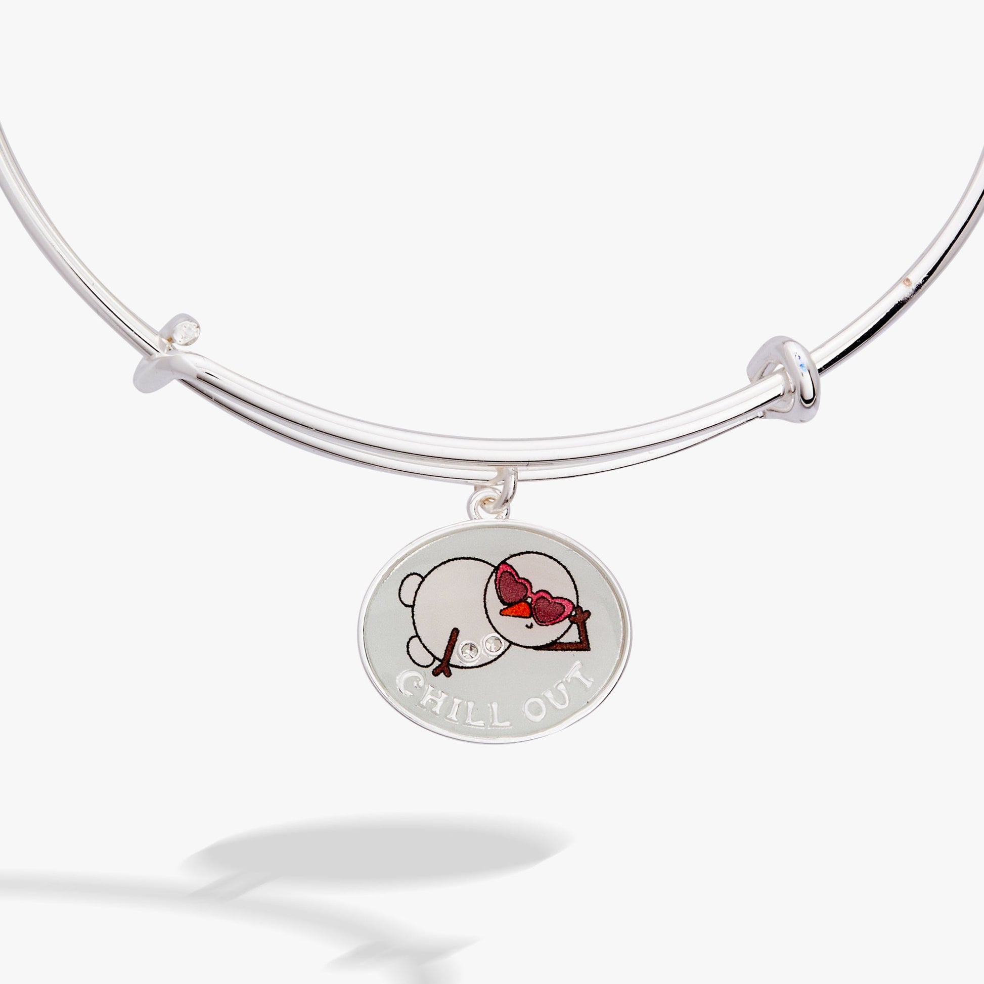 Snowman ‘Chill Out’ Charm Bangle ALEX AND ANI