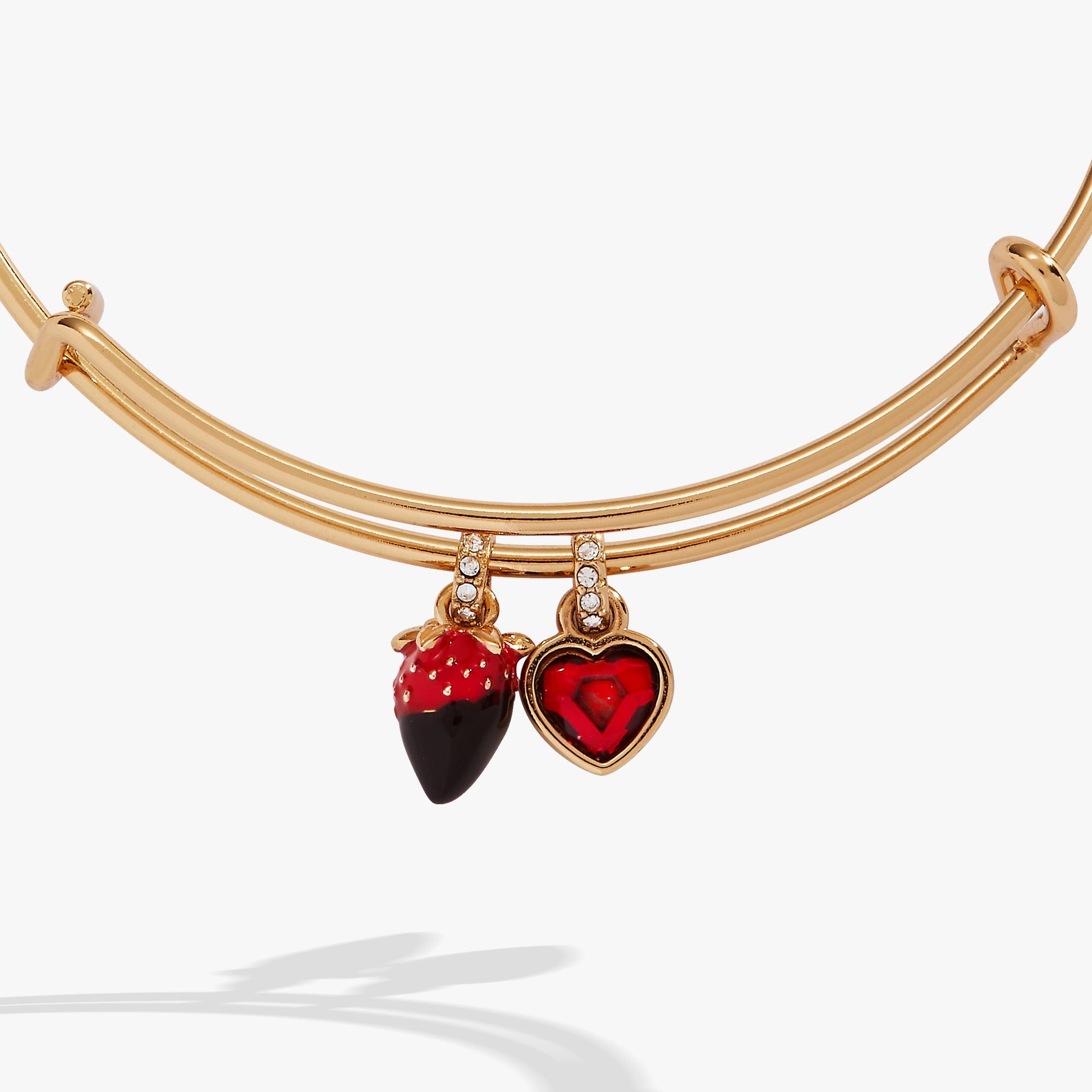 Chocolate-Covered Strawberry Duo Charm Bangle ALEX AND ANI