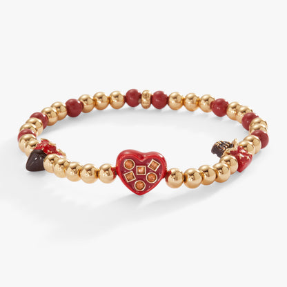 ”Chocolate Is My Love Language” Stretch Bracelet ALEX AND ANI