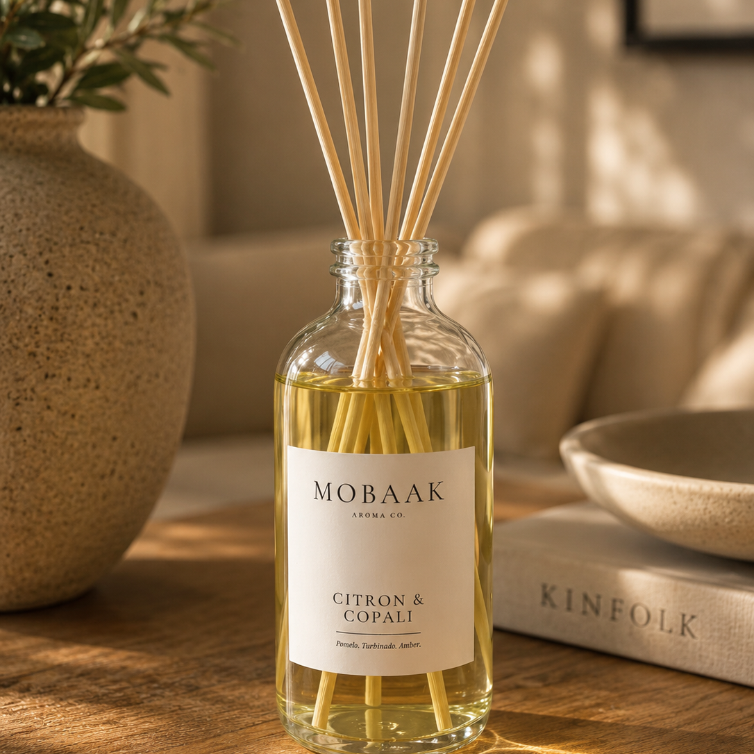 Citron + Copali Reed Diffuser Mobaak Aromatherapy Shoppe