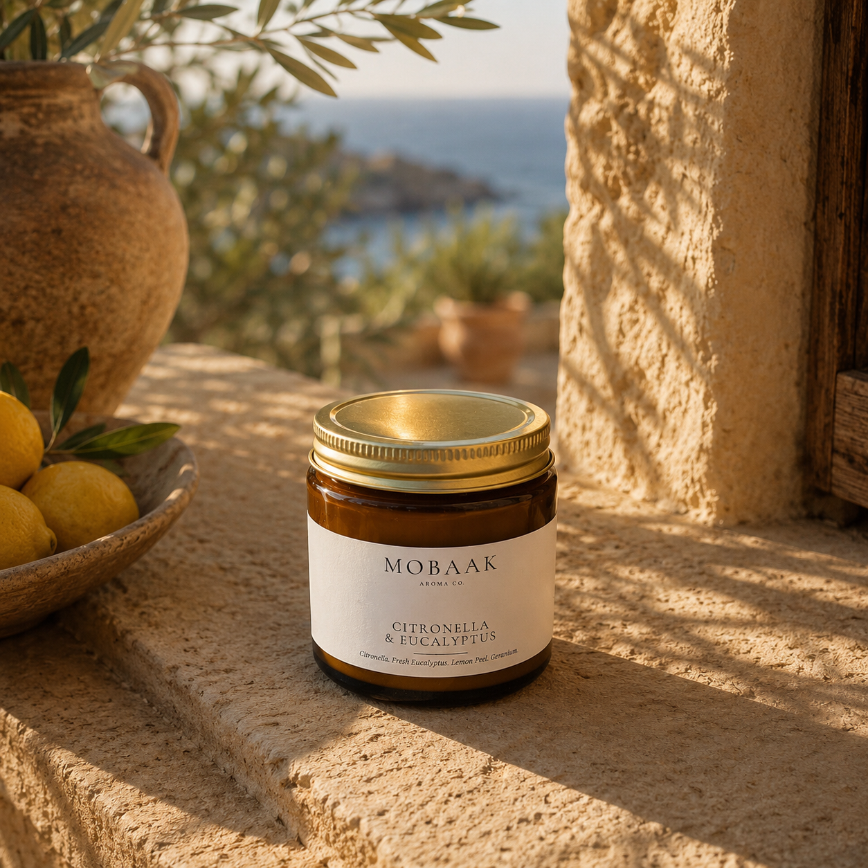 Citronella + Eucalyptus Candles Mobaak Aromatherapy Shoppe